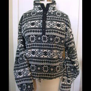 L.L. Bean Classic Fleece Pullover, Print